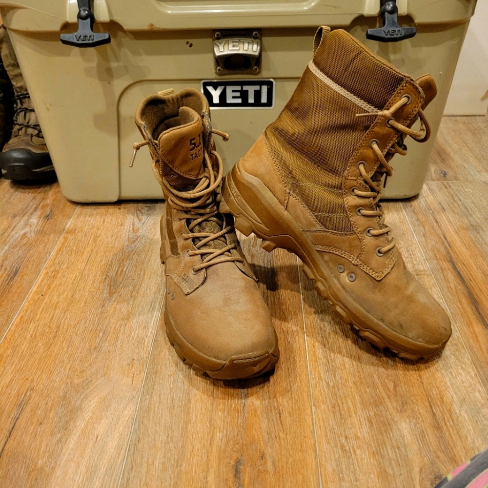 Military style 5.11 boots